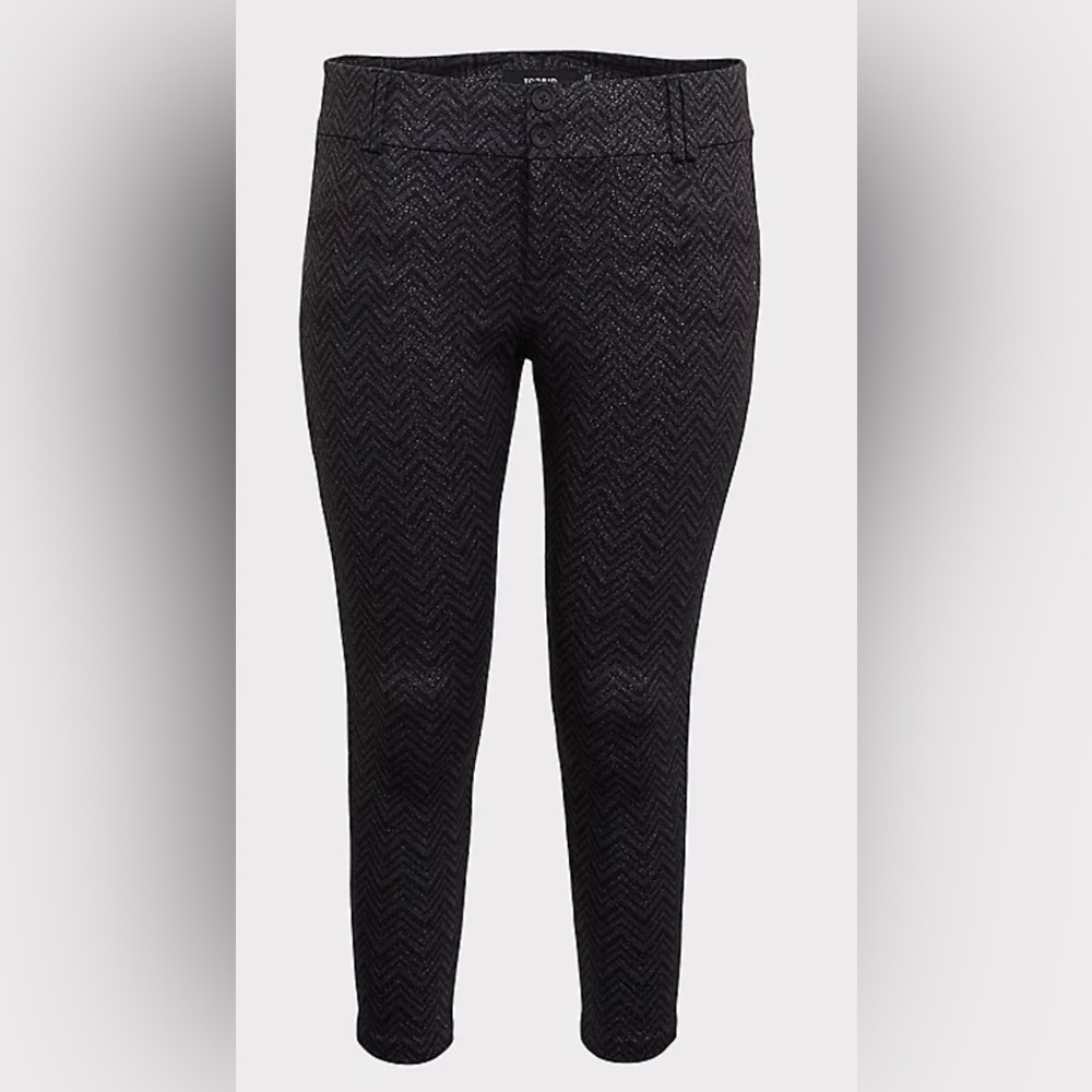 TORRID Studio Signature Premium Ponte Stretch ankle skinny pants